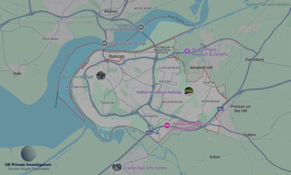 Areas in Runcorn where we serve legal documents 24/7