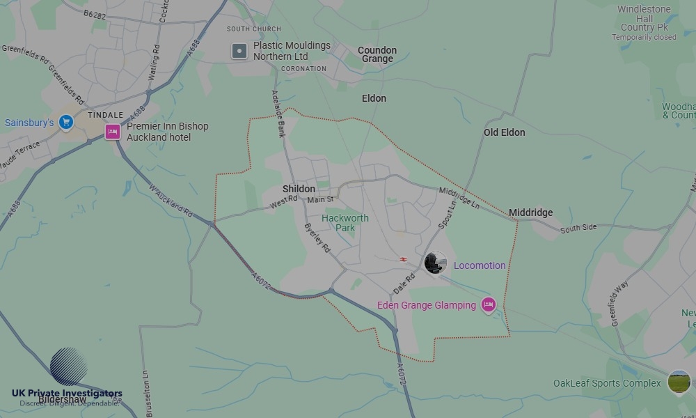 Areas in Shildon where we serve legal documents 24/7
