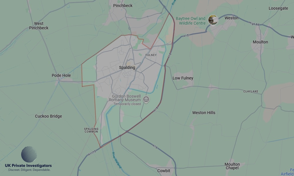 Areas in Spalding where we serve legal documents 24/7