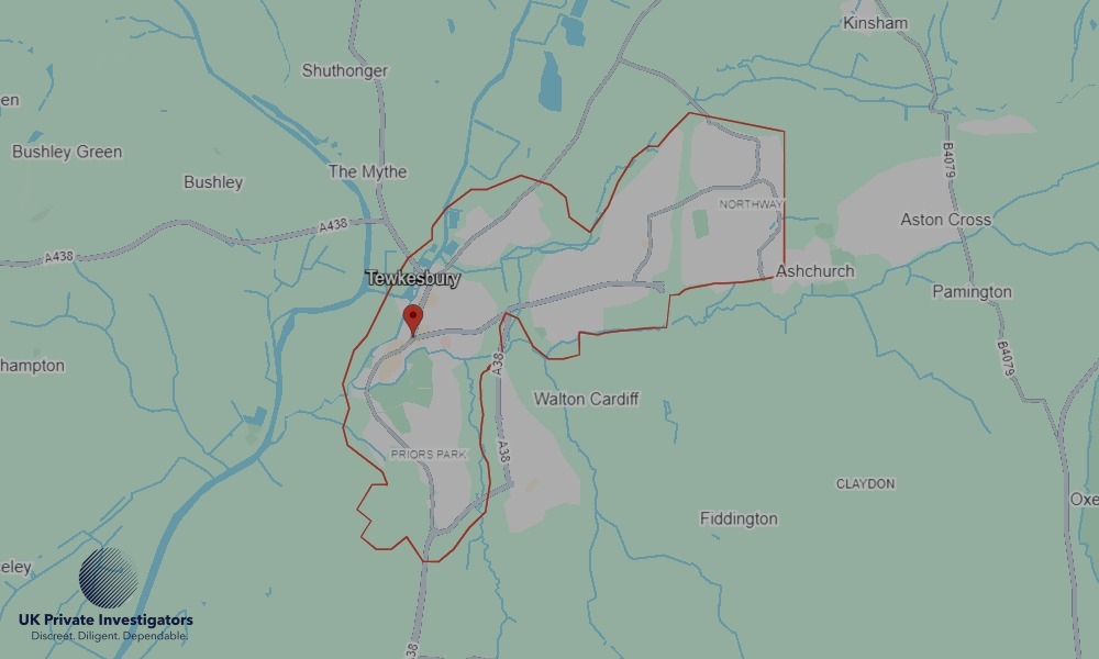 Areas in Tewkesbury where we serve legal documents 24/7