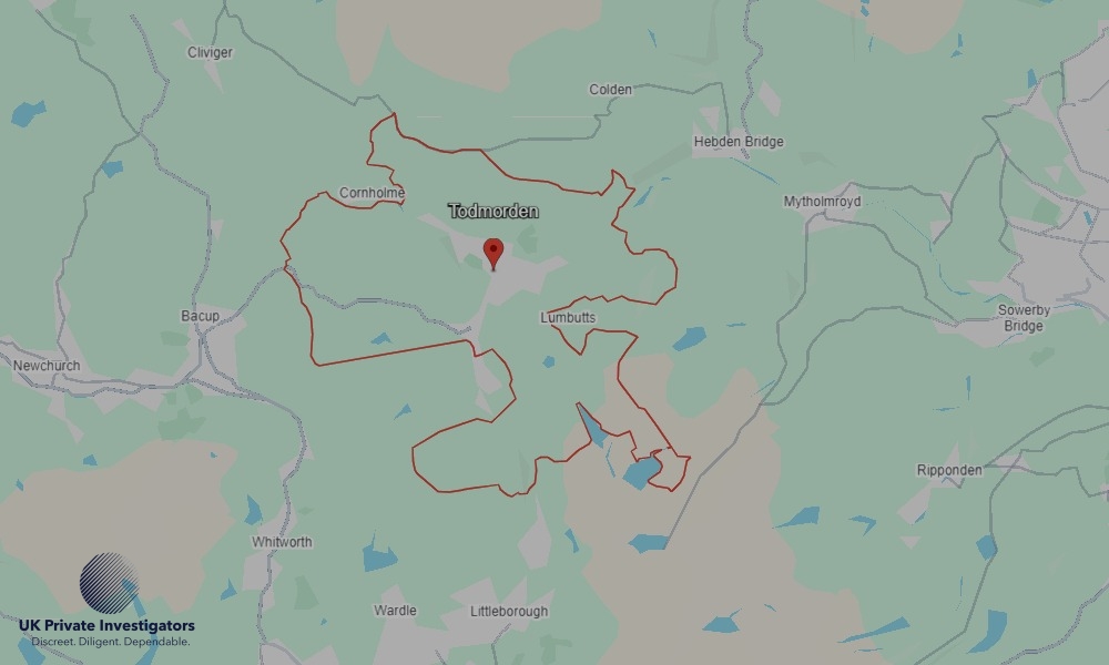Areas in Todmorden where we serve legal documents 24/7