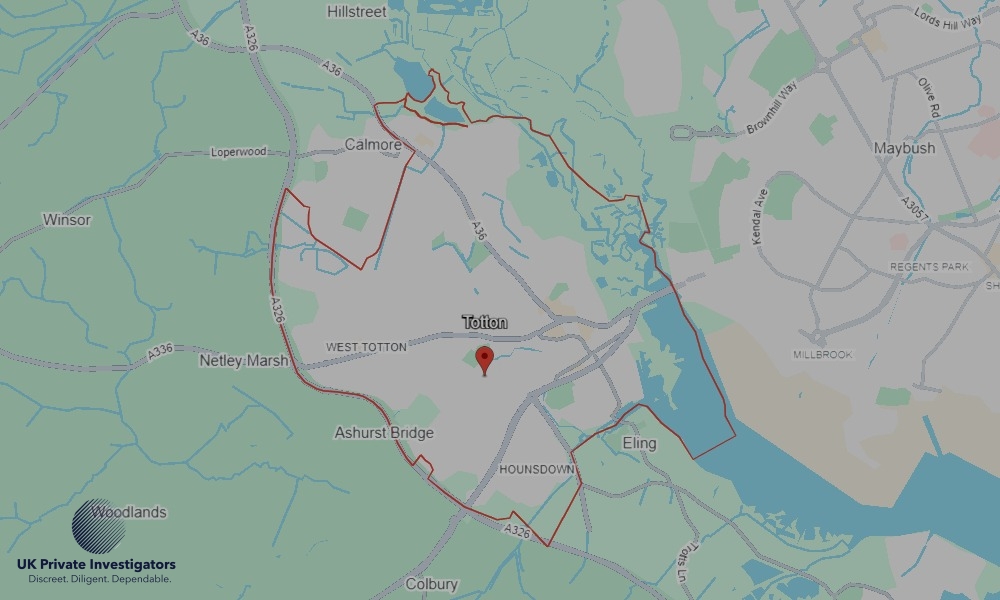 Areas in Totton where we serve legal documents 24/7