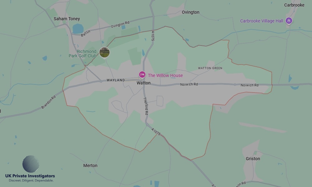 Areas in Watton where we serve legal documents 24/7