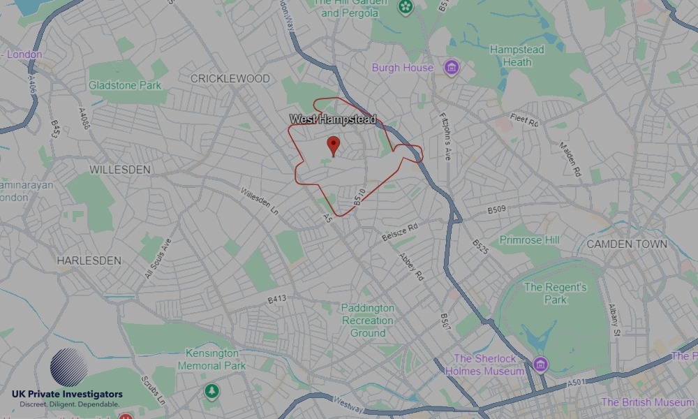 Areas in West Hampstead where we serve legal documents 24/7