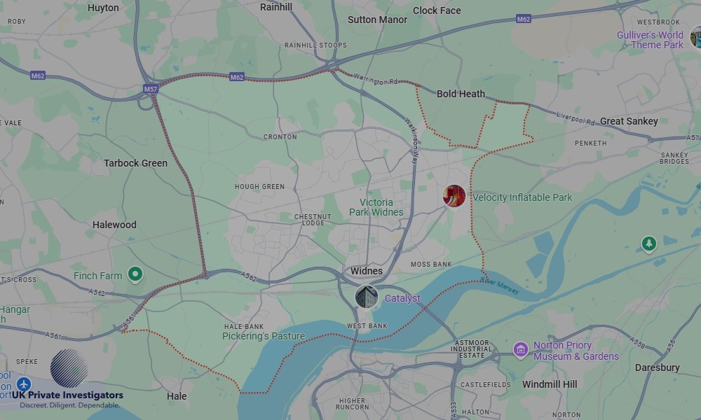 Areas in Widnes where we serve legal documents 24/7