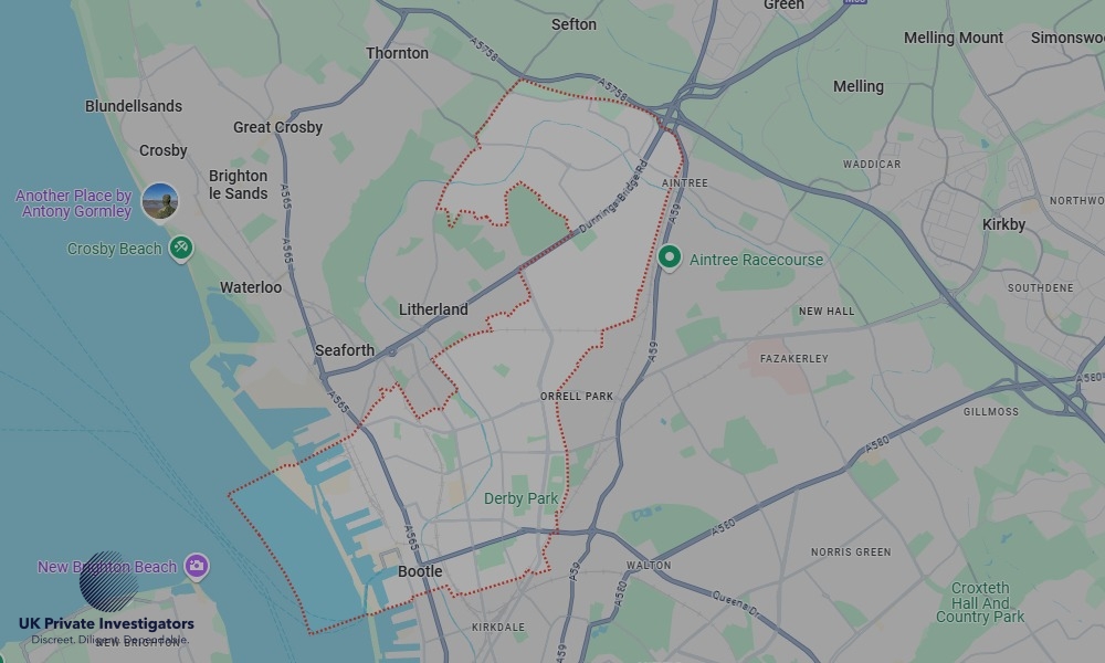 Areas of Bootle our Tracing Agents operate