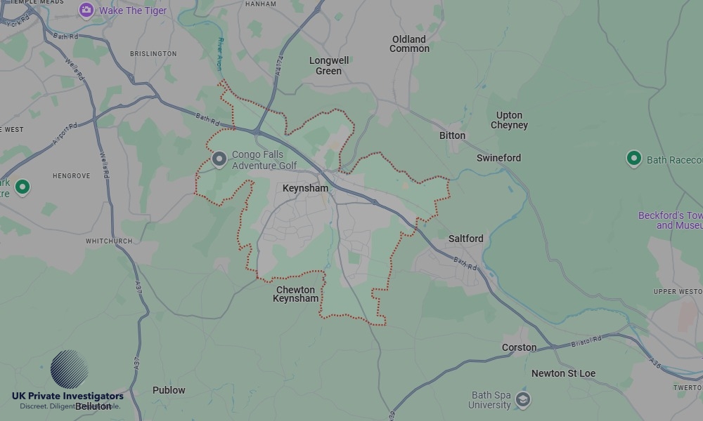 Areas of Keynsham our Tracing Agents operate Areas of Keynsham our Tracing Agents operate