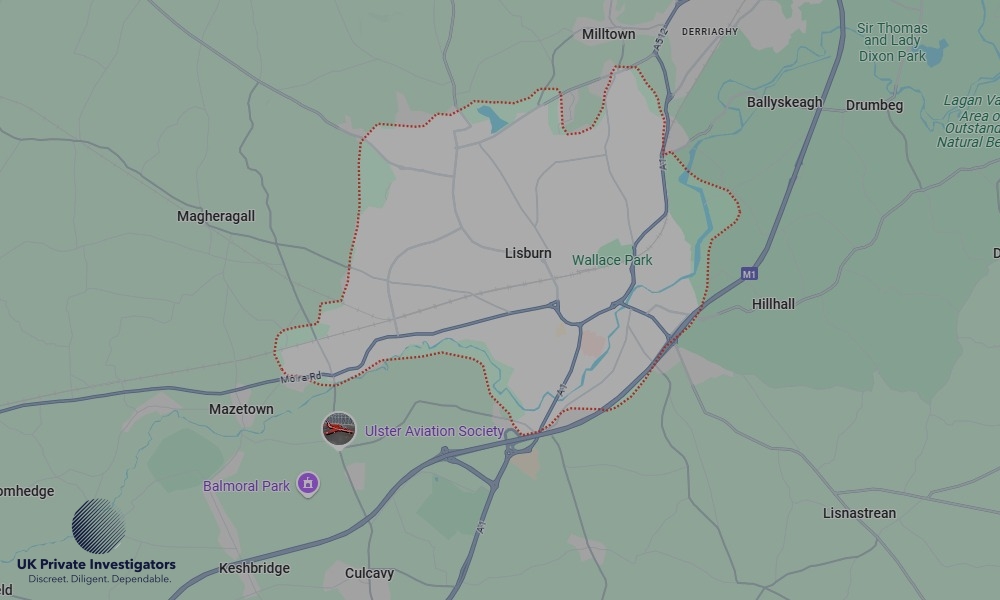 Areas of Lisburn our Tracing Agents operate Areas of Lisburn our Tracing Agents operate