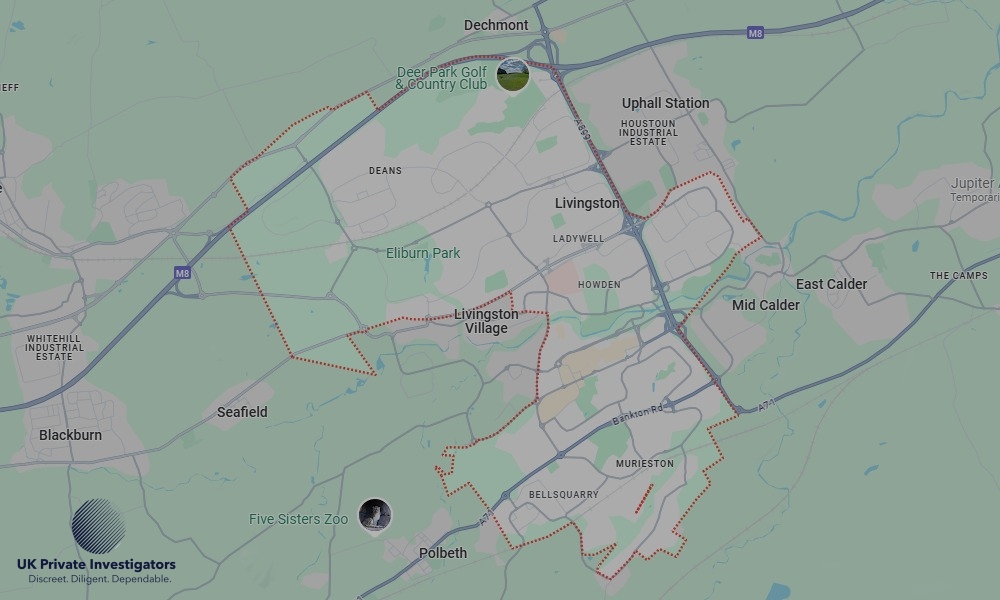 Areas of Livingston our Tracing Agents operate