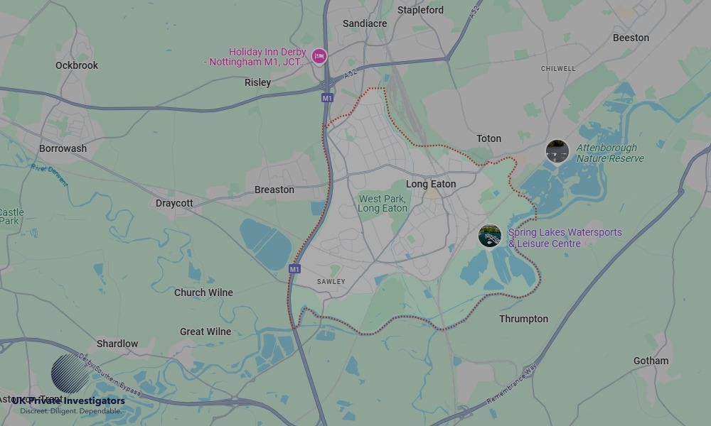 Areas of Long Eaton our Tracing Agents operate