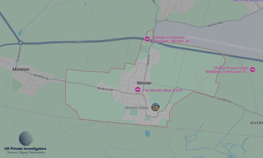 Areas of Minster our Tracing Agents operate