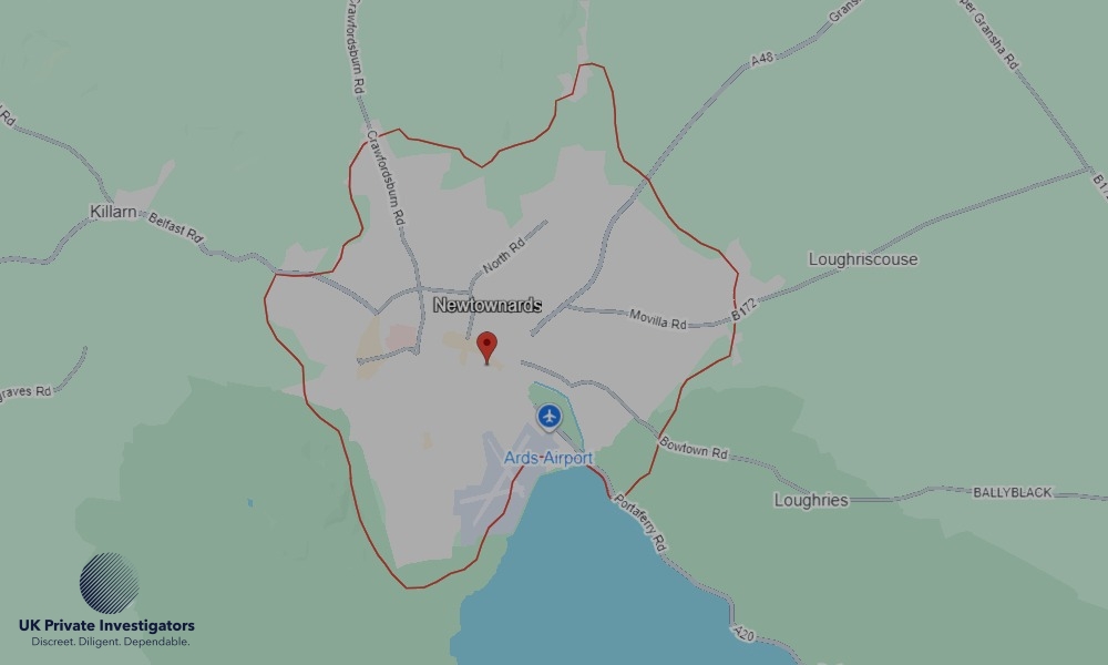 Areas of Newtownards our Tracing Agents operate