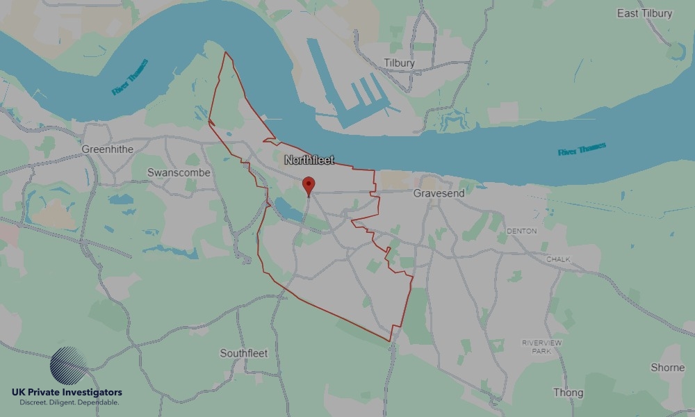 Areas of Northfleet our Tracing Agents operate