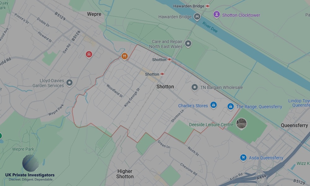 Areas of Shotton our Tracing Agents operate