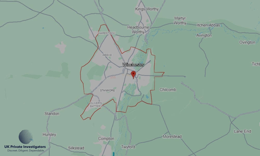 Areas of Winchester our Tracing Agents operate