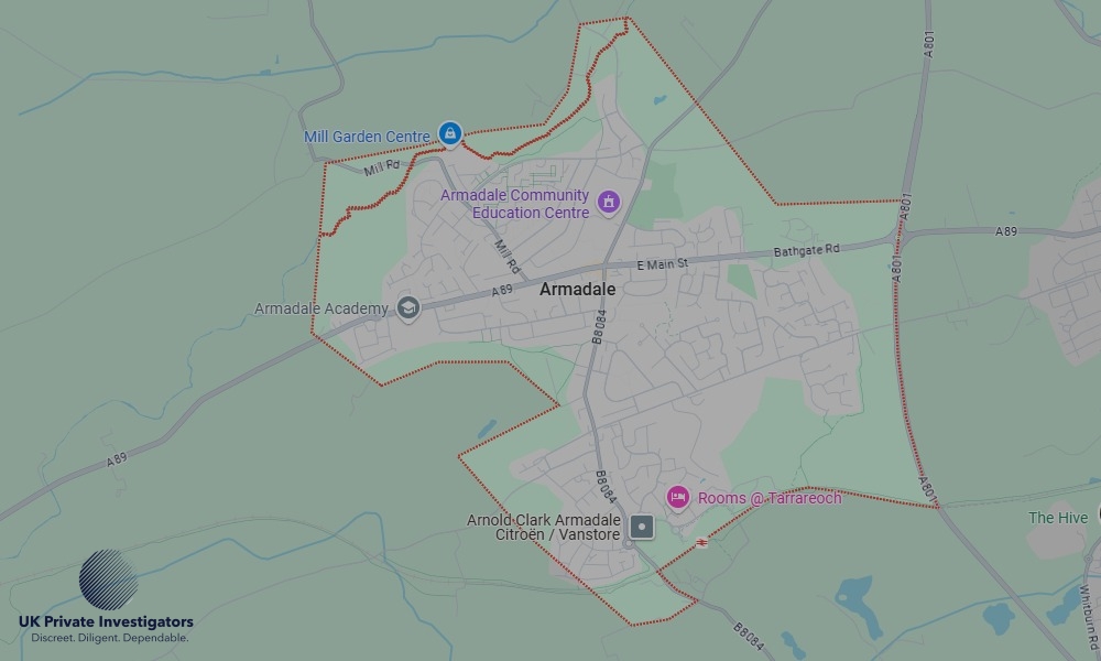 Areas of Armadale our Tracing Agents operate