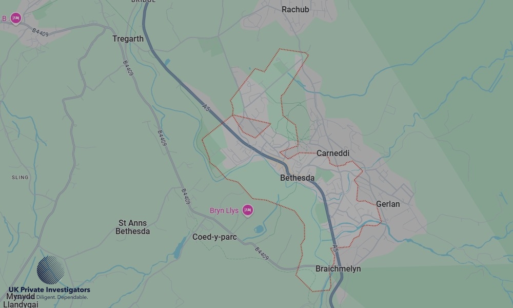 Areas of Bethesda our Tracing Agents operate