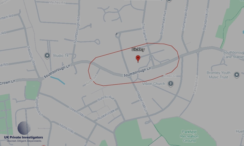Areas of Bickley our Tracing Agents operate Areas of Bickley our Tracing Agents operate