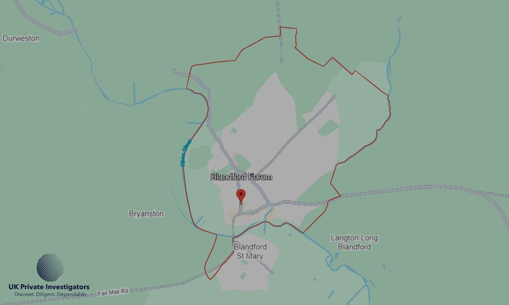 Areas of Blandford Forum our Tracing Agents operate