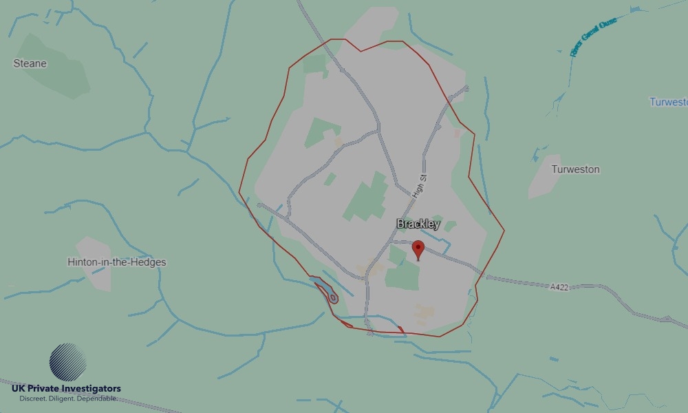 Areas of Brackley our Tracing Agents operate