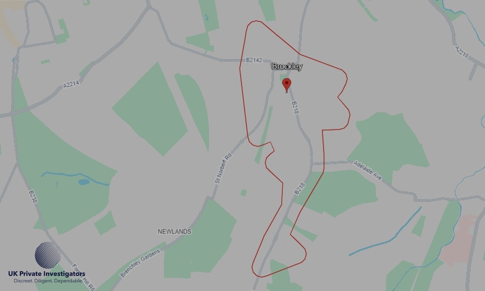 Areas of Brockley our Tracing Agents operate Areas of Brockley our Tracing Agents operate