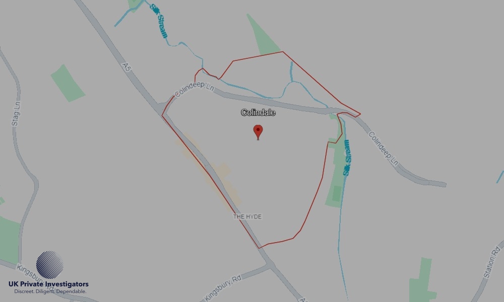 Areas of Colindale our Tracing Agents operate