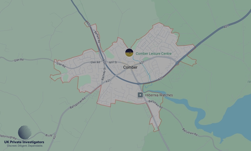 Areas of Comber our Tracing Agents operate