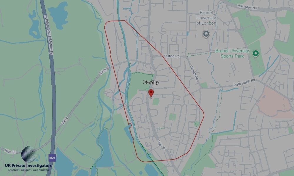 Areas of Cowley our Tracing Agents operate