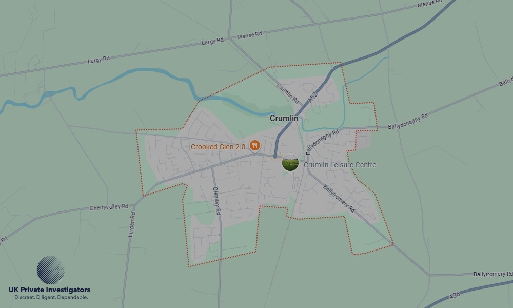 Areas of Crumlin our Tracing Agents operate