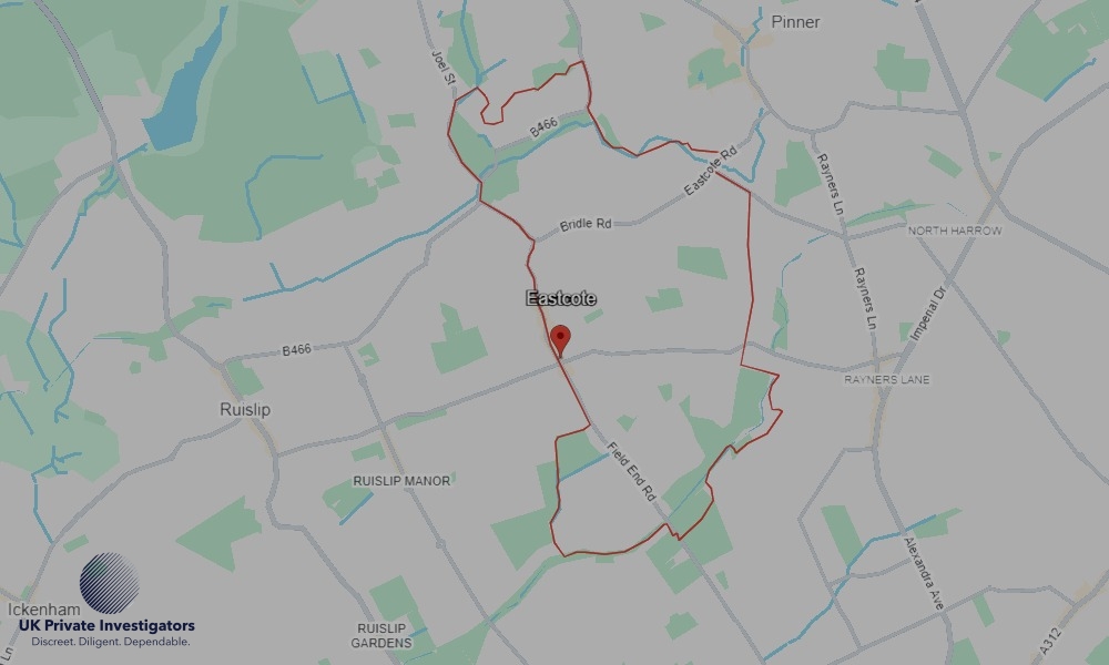 Areas of Eastcote our Tracing Agents operate