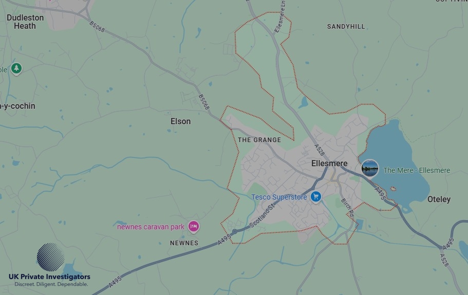 Areas of Ellesmere our Tracing Agents operate