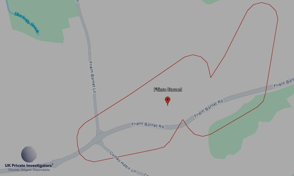 Areas of Friern Barnet our Tracing Agents operate