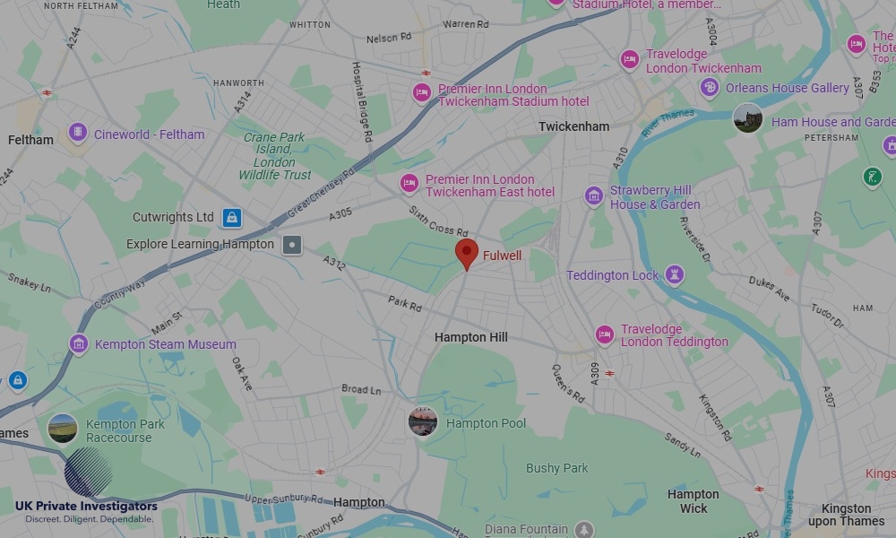 Areas of Fulwell our Tracing Agents operate