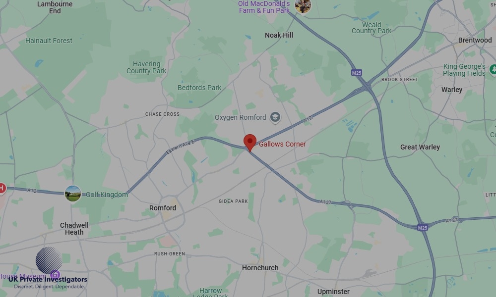 Areas of Gallows Corner our Tracing Agents operate