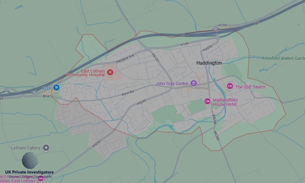 Areas of Haddington our Tracing Agents operate Areas of Haddington our Tracing Agents operate