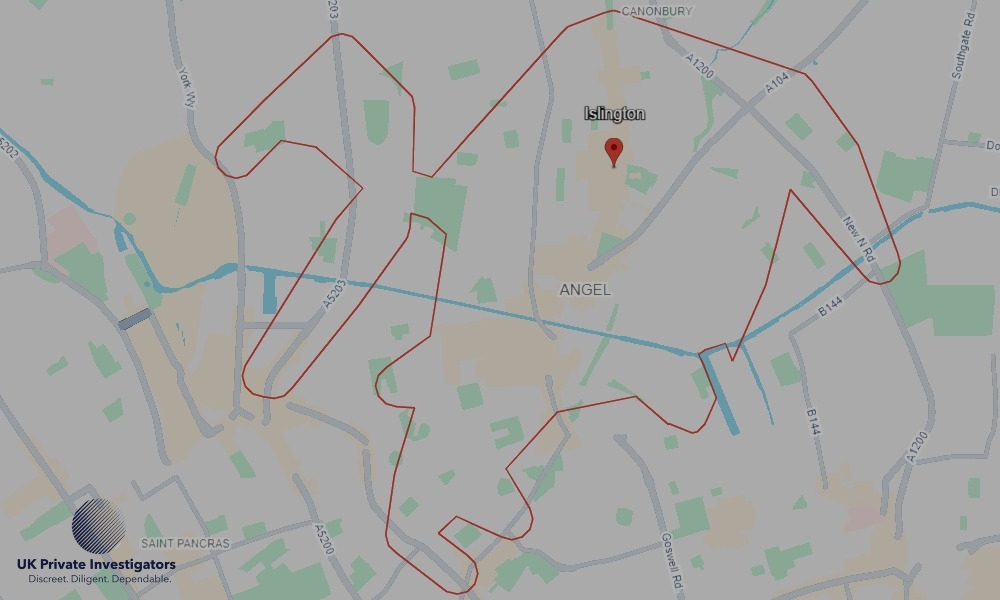 Areas of Islington our Tracing Agents operate