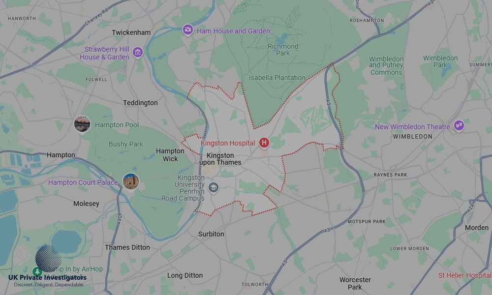 Areas of Kingston Upon Thames our Tracing Agents operate