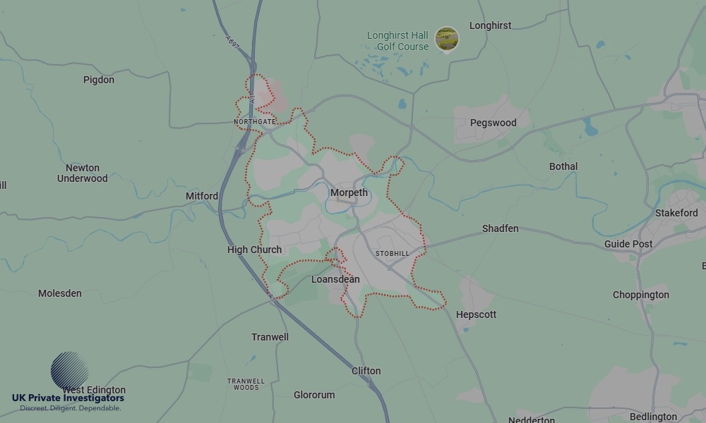 Areas of Morpeth our Tracing Agents operate