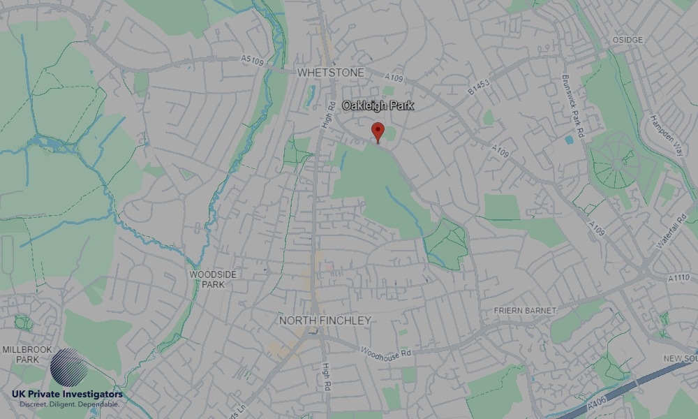 Areas of Oakleigh Park our Tracing Agents operate