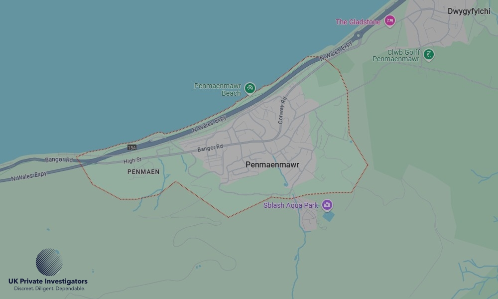 Areas of Penmaenmawr our Tracing Agents operate