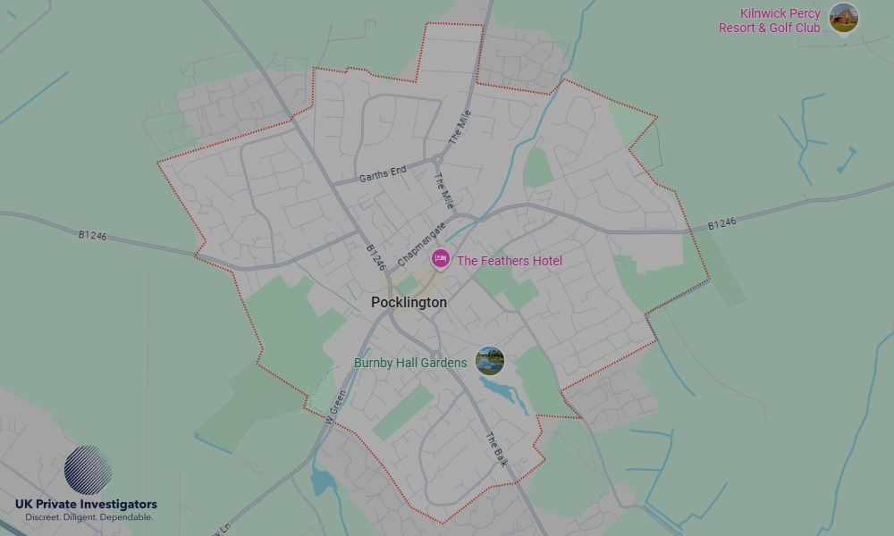 Areas of Pocklington our Tracing Agents operate