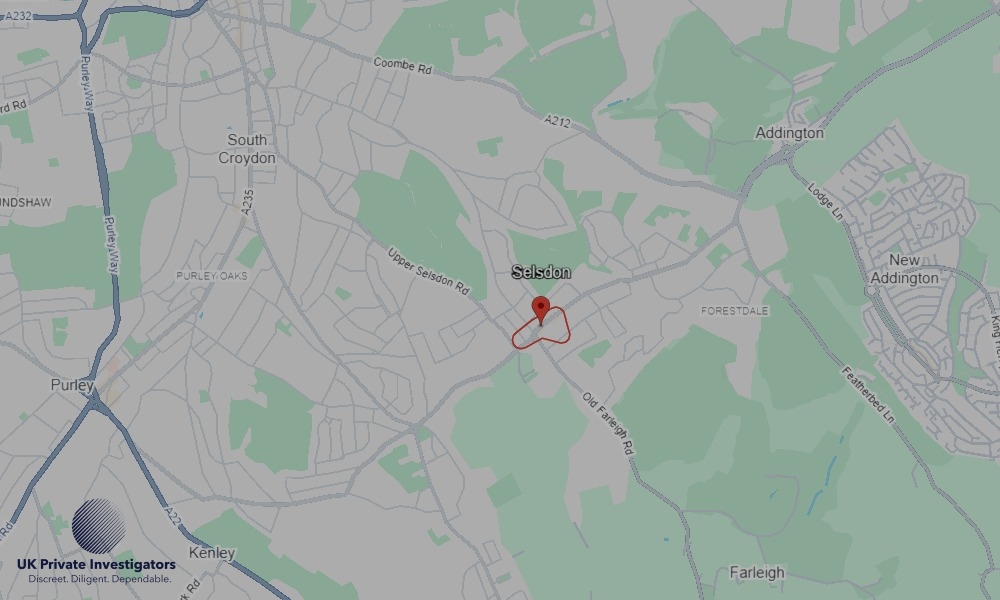 Areas of Selsdon our Tracing Agents operate