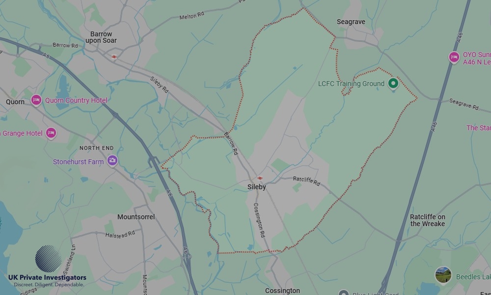 Areas of Sileby our Tracing Agents operate