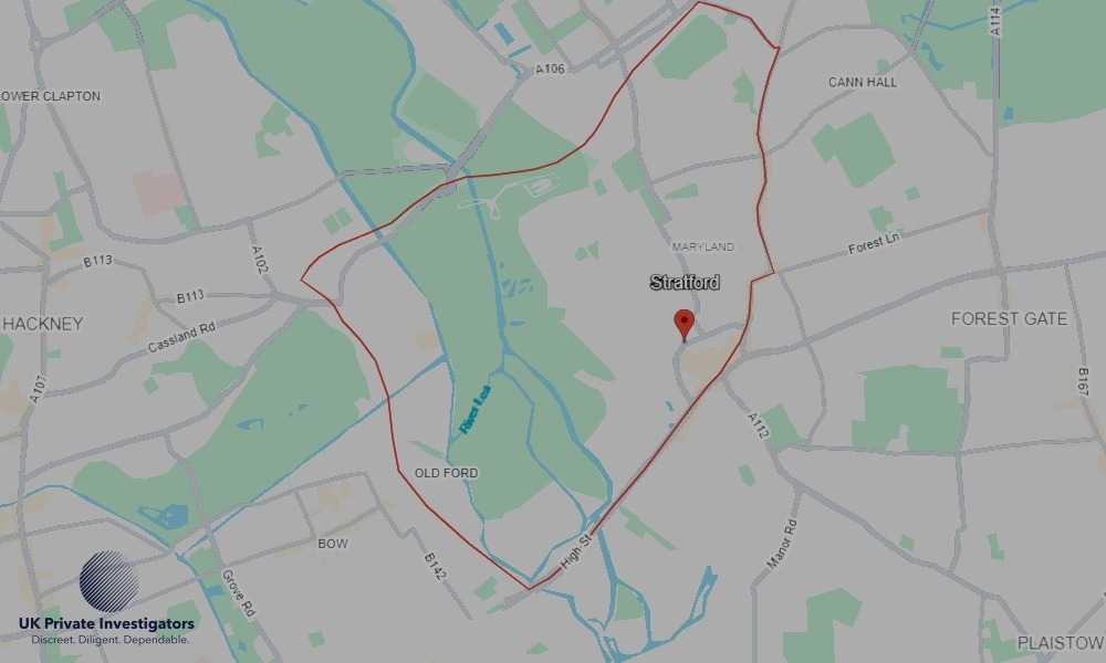 Areas of Stratford our Tracing Agents operate