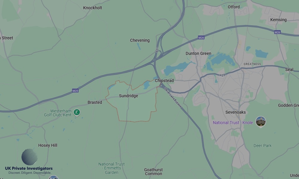 Areas of Sundridge our Tracing Agents operate